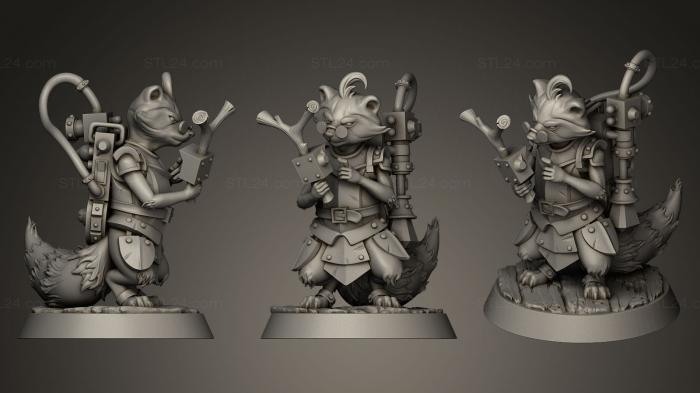 Figurines heroes, monsters and demons (Spiriter Spangler, STKM_0081) 3D models for cnc